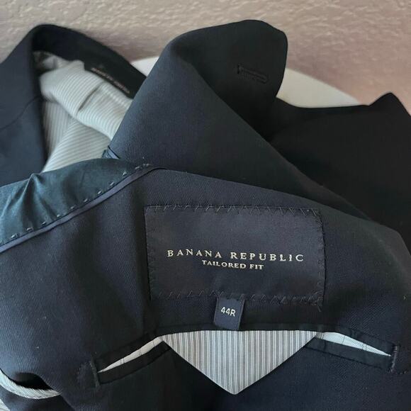 New Banana Republic Men’s Tailored Fit Men’s Blazer 44R Wool NWT Sport Coat - Picture 5 of 6